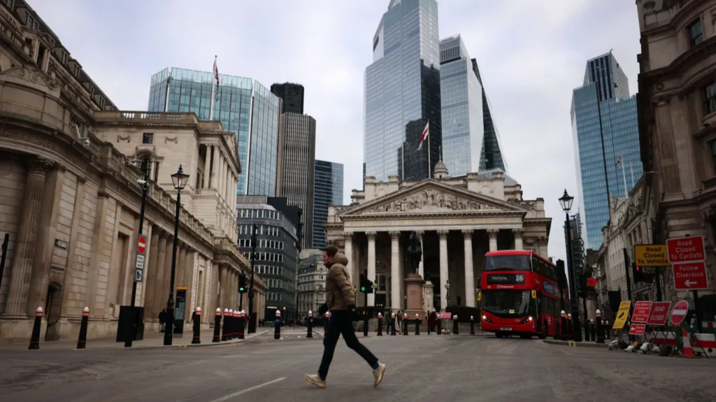Bank of England y Royal Exchange