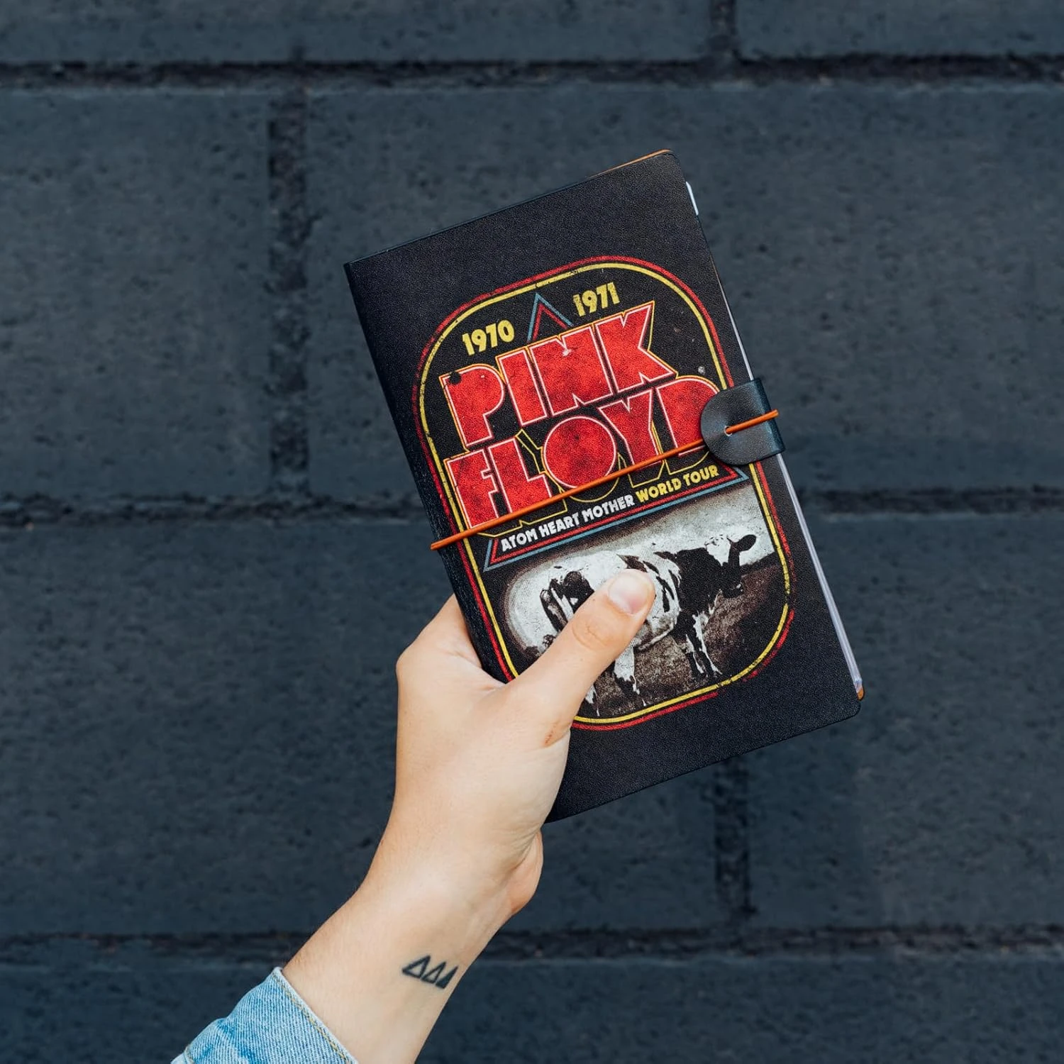 Pink Floyd Libreta Diario - Travel Journal (PU Leather) Personal Diary : Small Pocket Notebook, 19.5 x 12 cm - Imagen 3